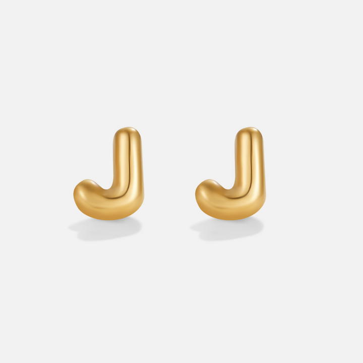 Pendientes dorados bulles