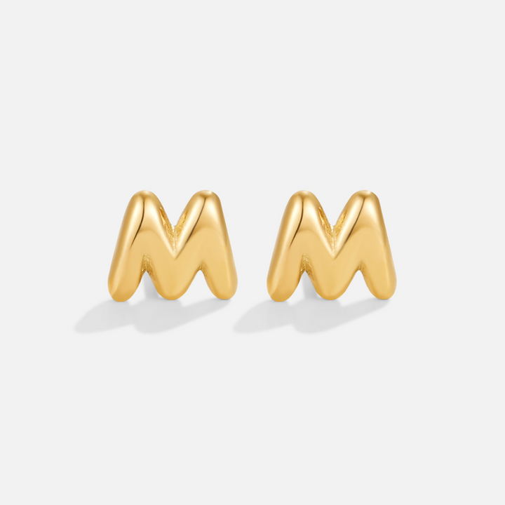 Pendientes dorados bulles