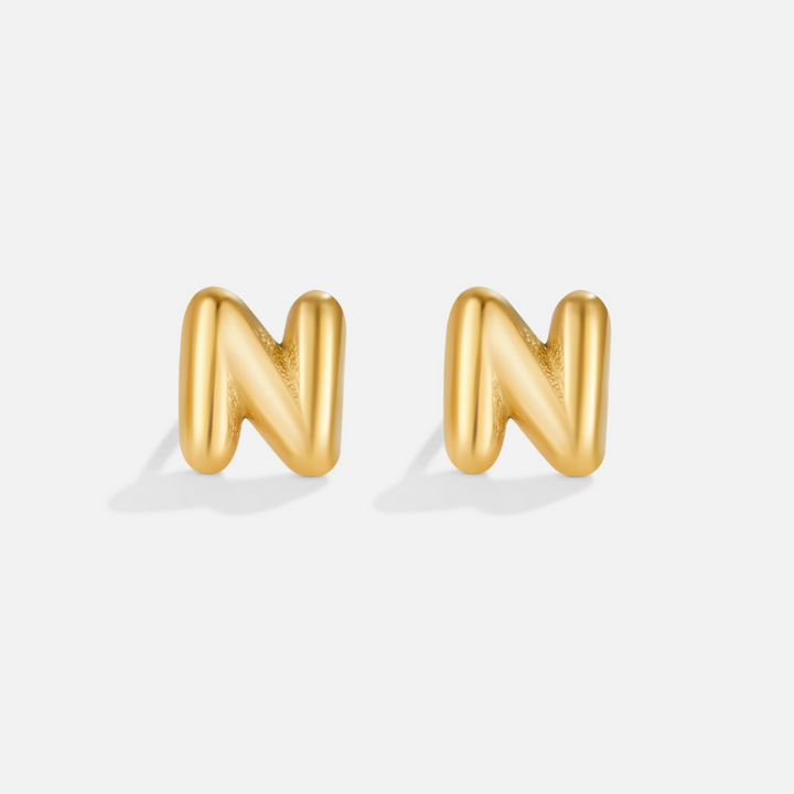 Pendientes dorados bulles