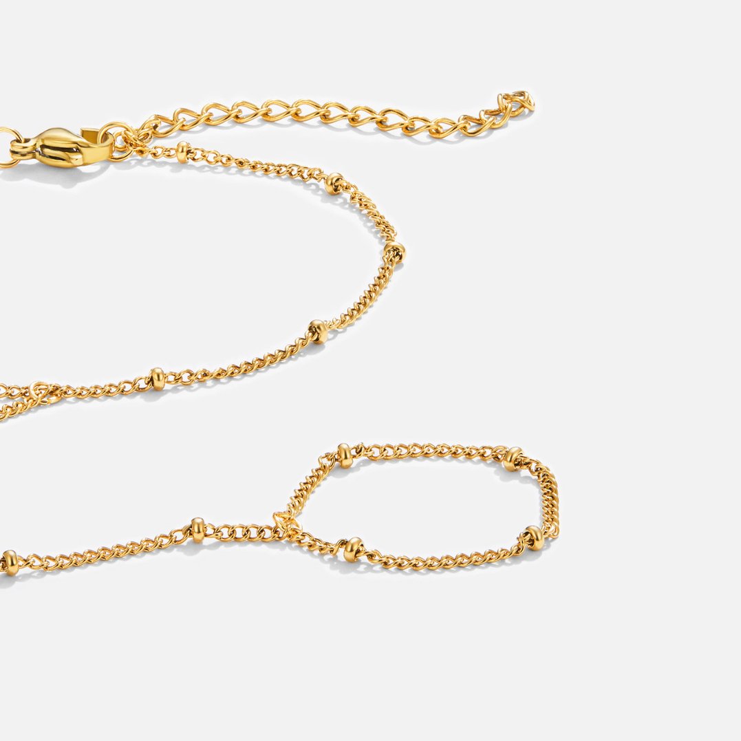 Cadena 18K dorado