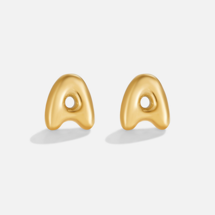 Pendientes dorados bulles