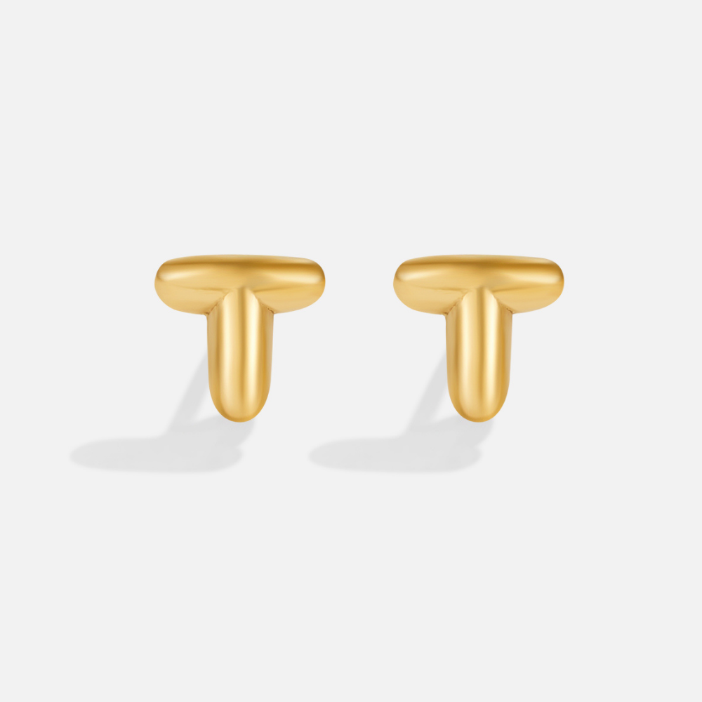 Pendientes dorados bulles
