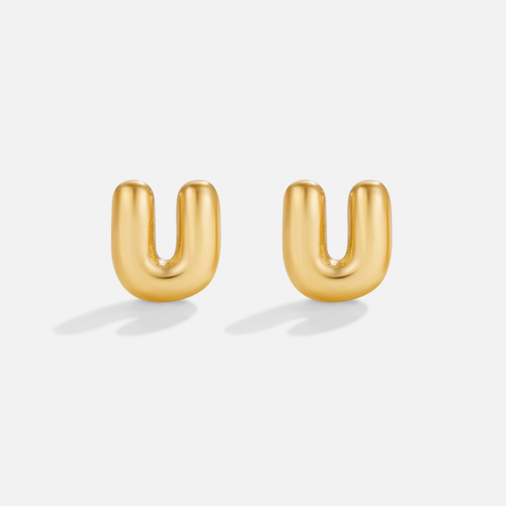 Pendientes dorados bulles
