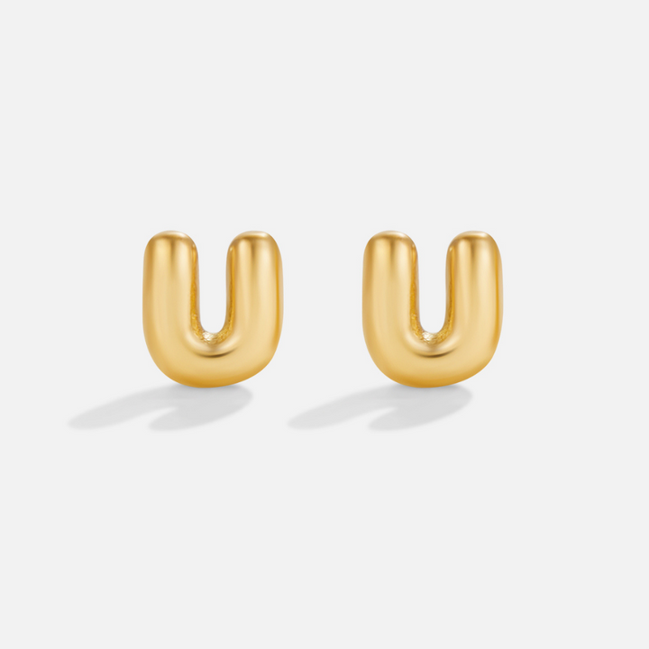 Pendientes dorados bulles