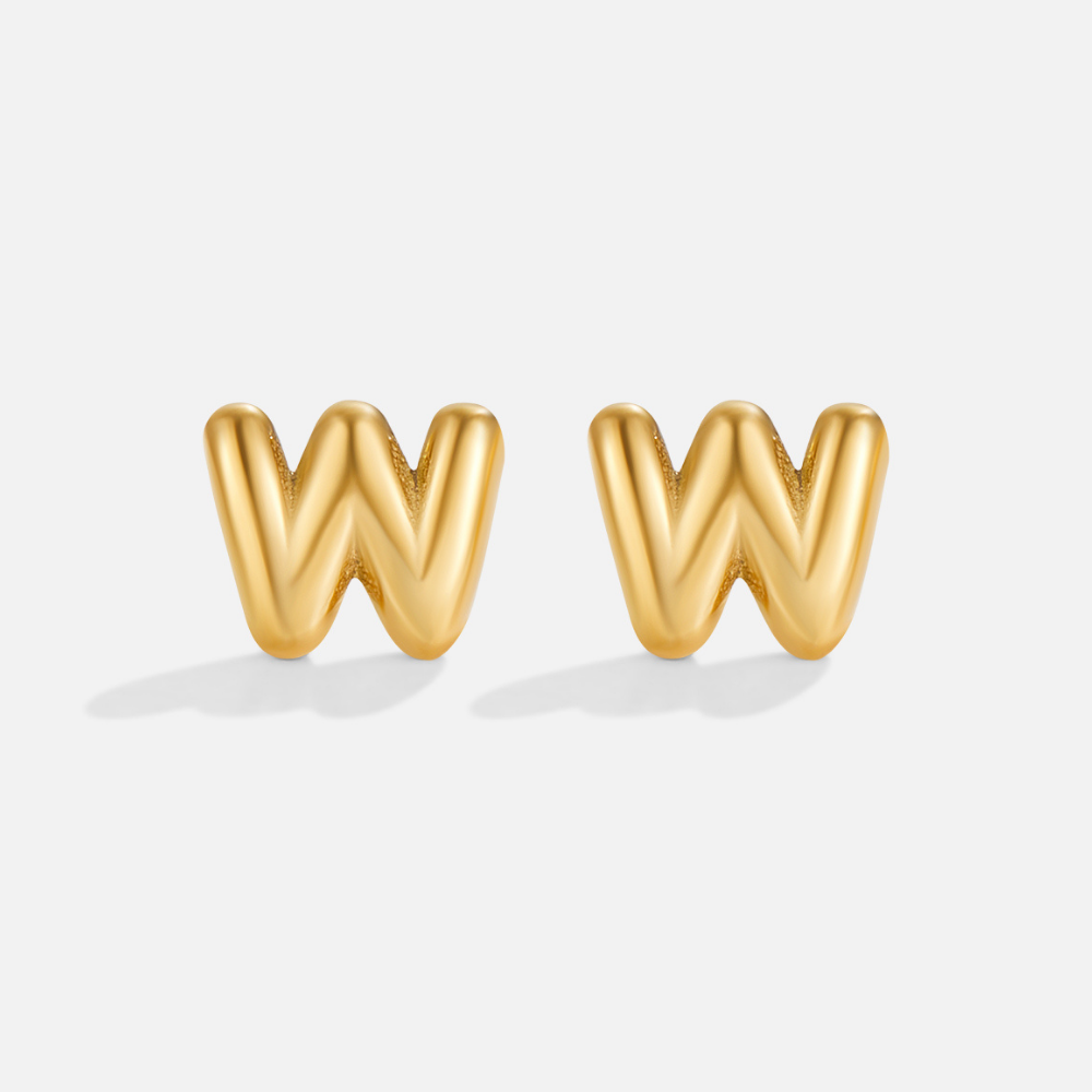 Pendientes dorados bulles