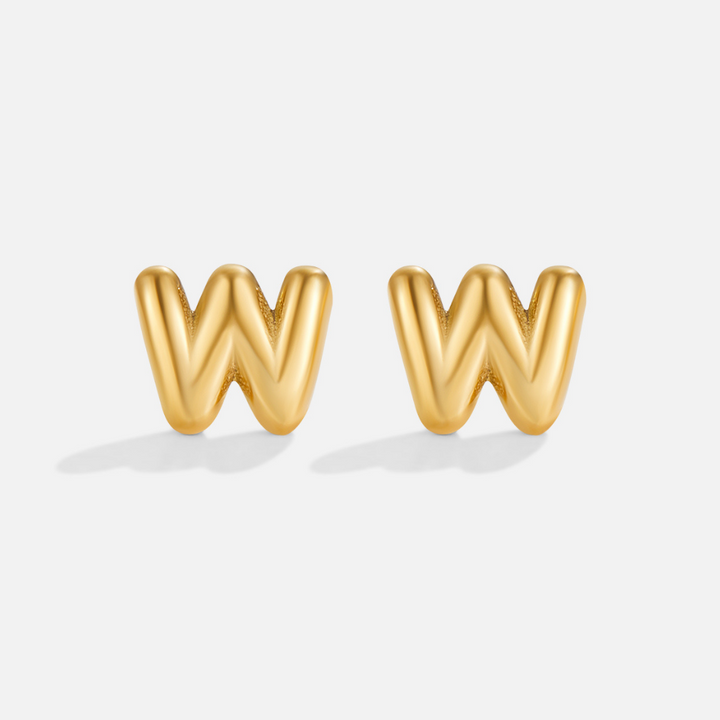Pendientes dorados bulles