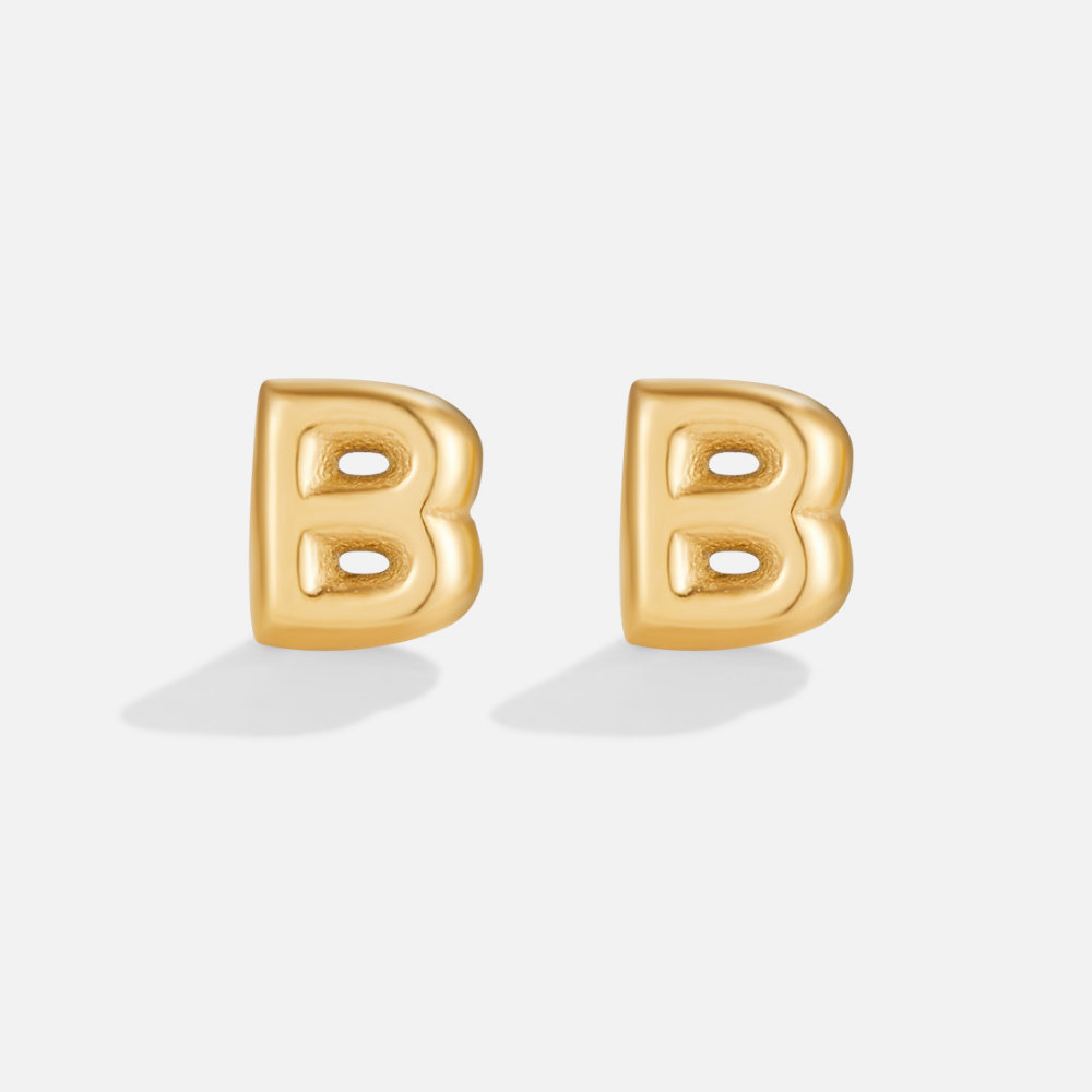 Pendientes dorados bulles