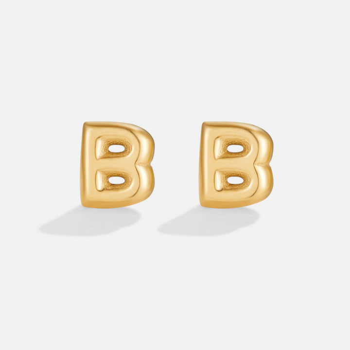 Pendientes dorados bulles