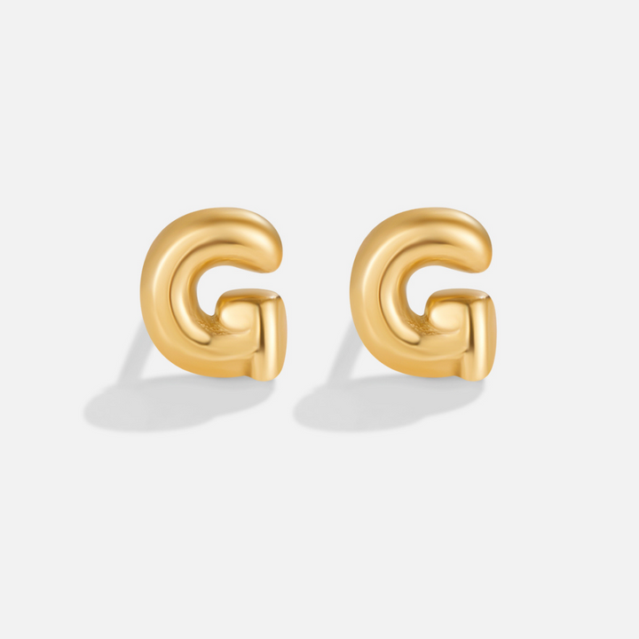 Pendientes dorados bulles