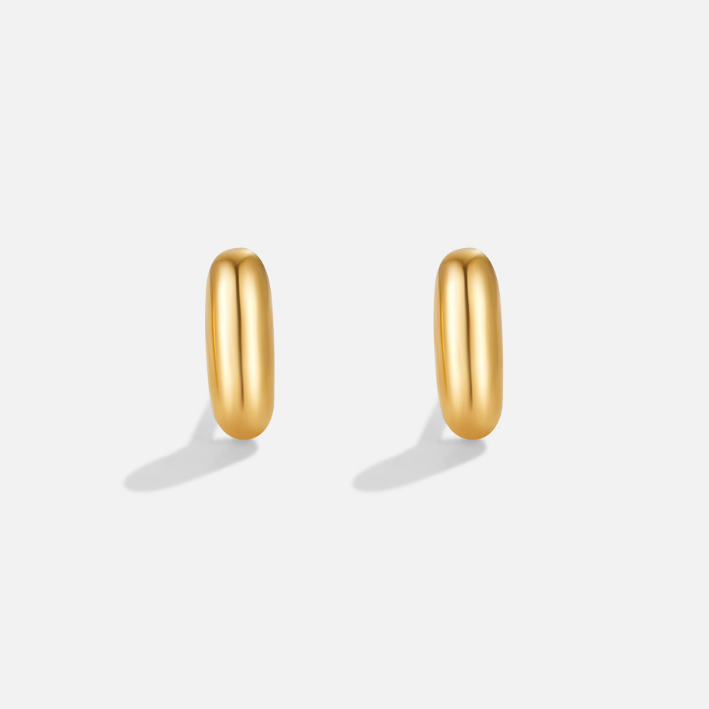 Pendientes dorados bulles
