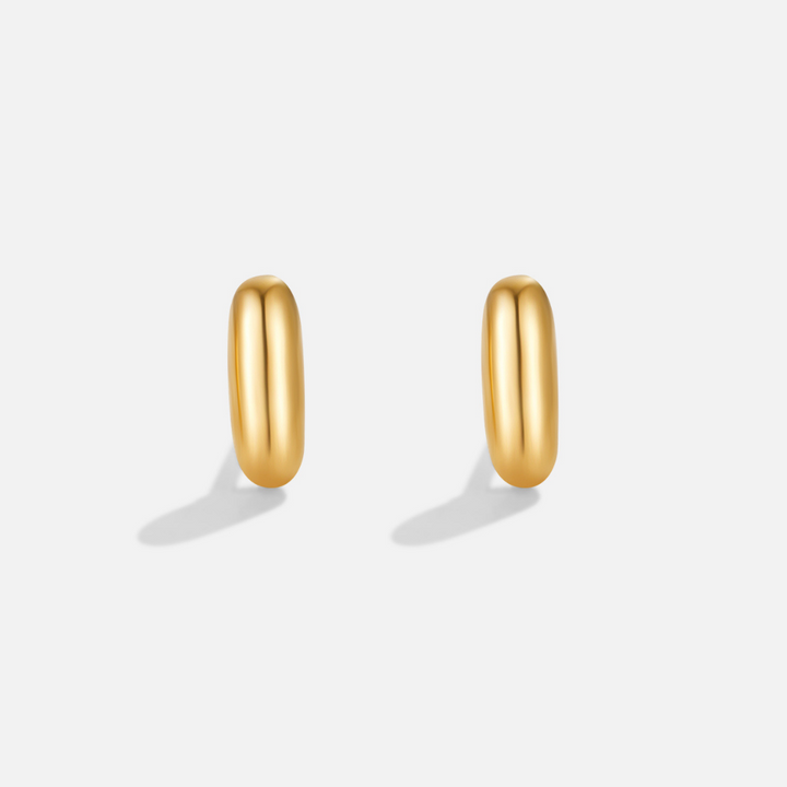 Pendientes dorados bulles