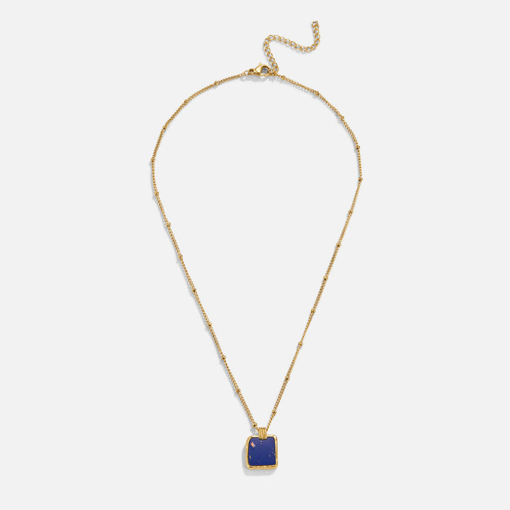 Collar Astoria Blue Stone con colgante