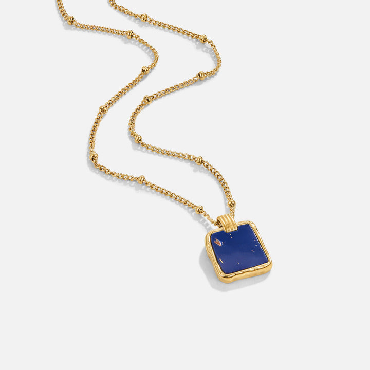 Collar Astoria Blue Stone con colgante
