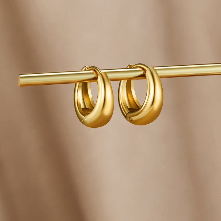 Pendientes de aro dorados Audrey