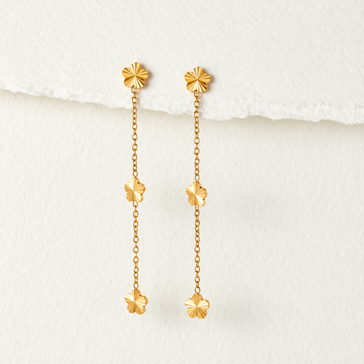 Pendientes Flower Power con pétalos