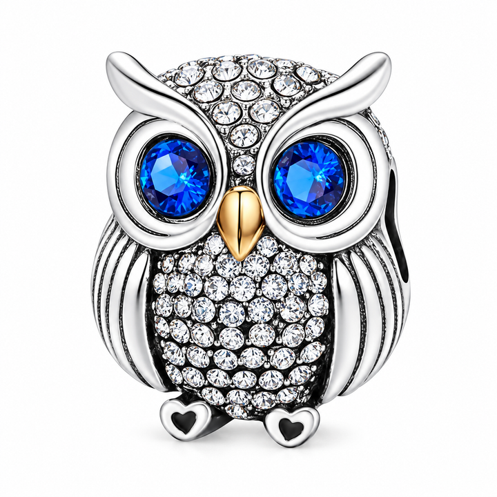 Charm Búho de ojos azuls