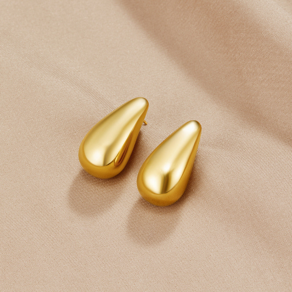 Pendientes gota Dakota dorados