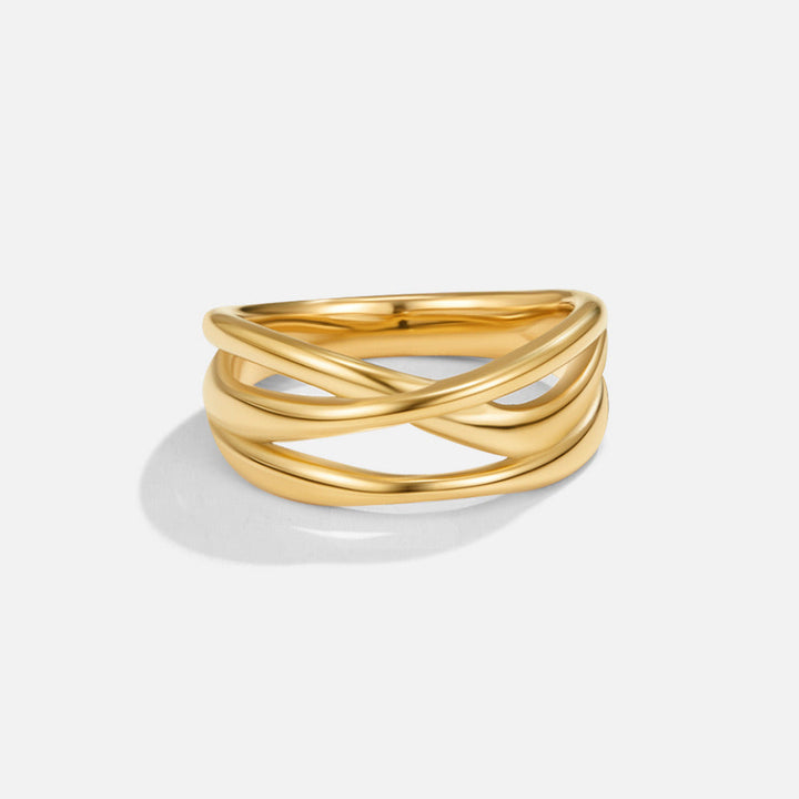 Anillo entrelazado Maisie oro