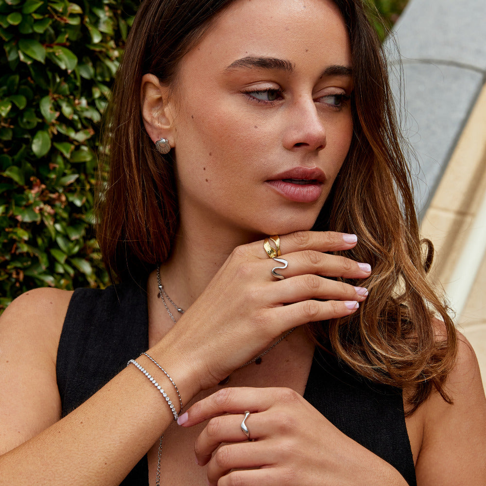 Anillo dorado Penelope