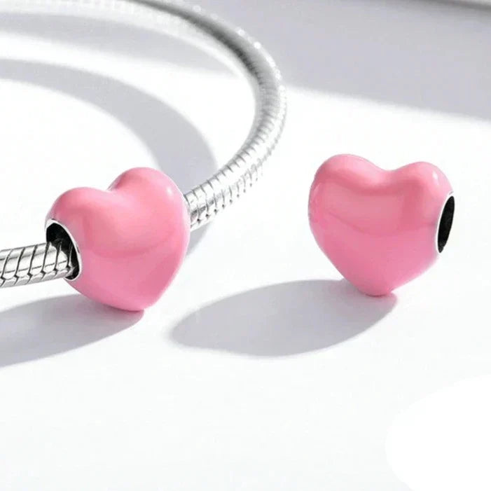 Colgante rosa con corazón