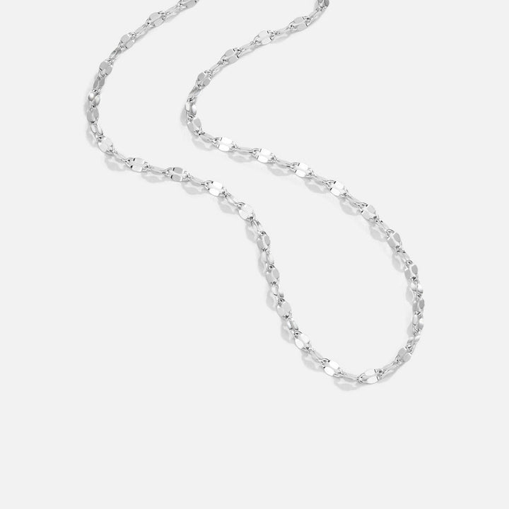 Collar plateado Leila