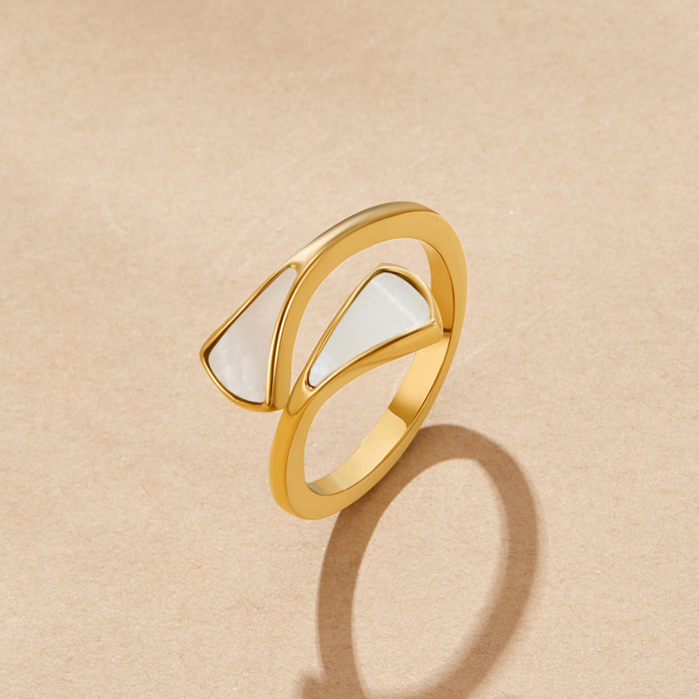 Anillo nácar mate nácar concha