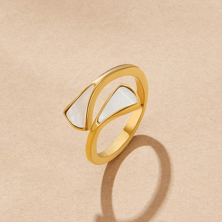 Anillo nácar mate nácar concha