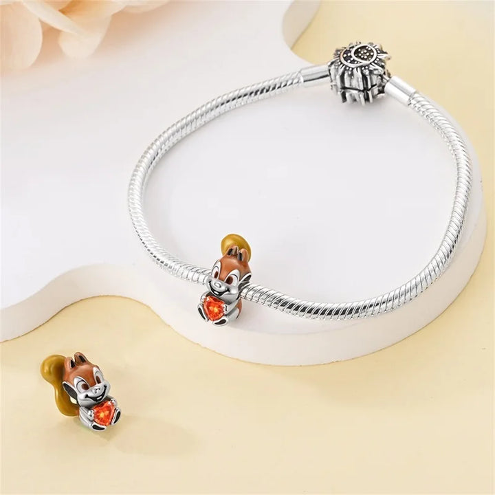 Colgante de plata ardilla
