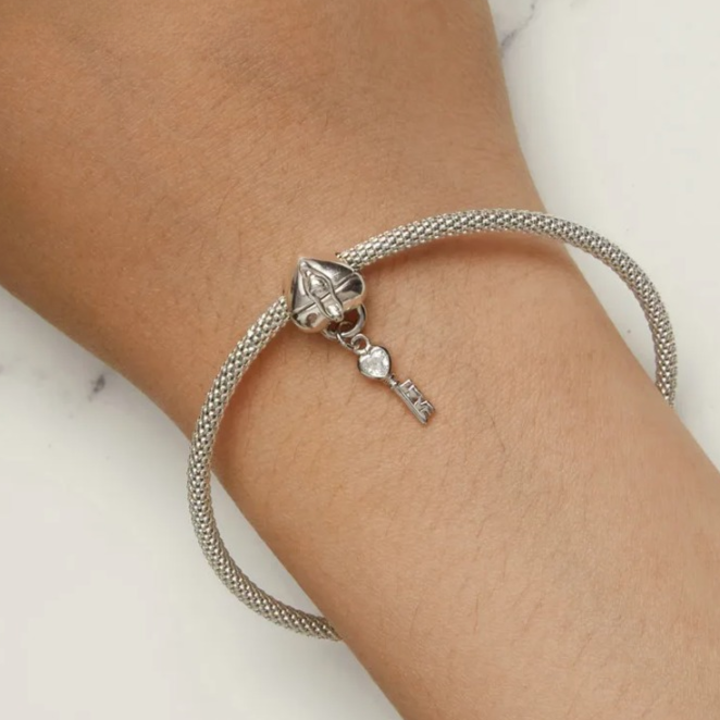 Colgante corazón y llaves