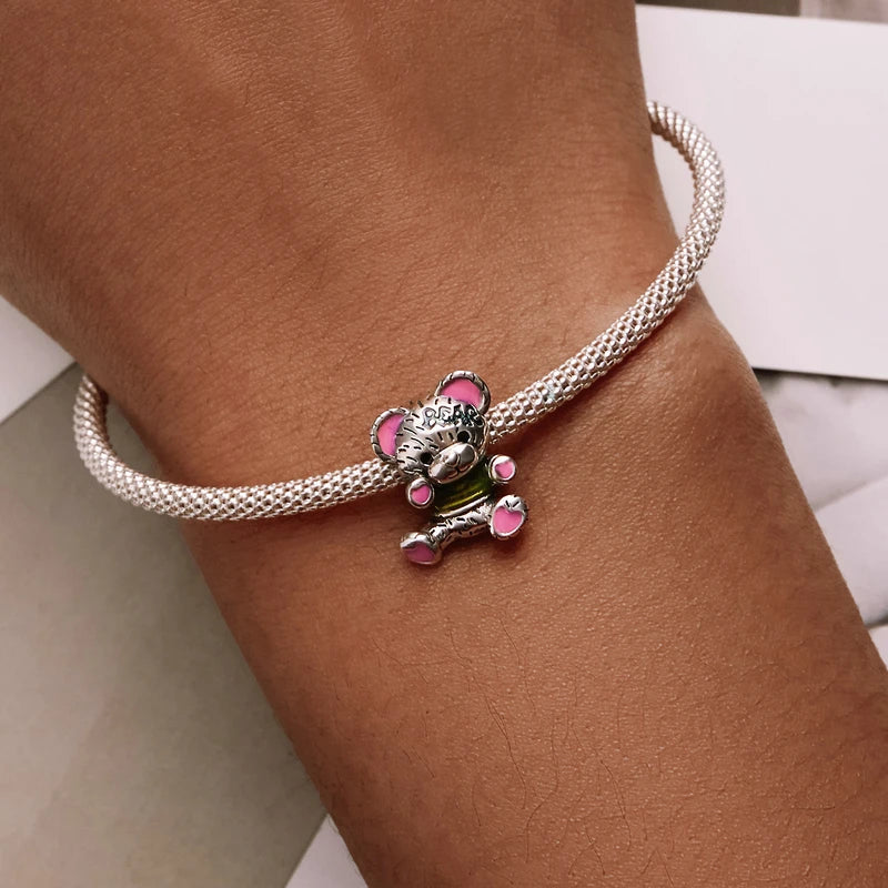 Colgante de oso peludo