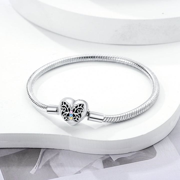 Pulsera con encanto de mariposa
