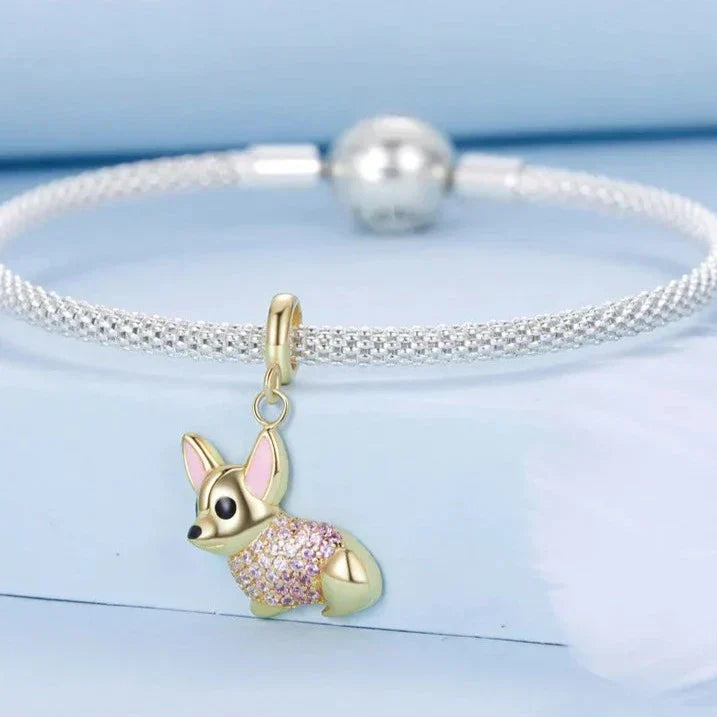 Colgante de oro chihuahua