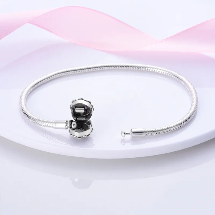 Pulsera con encanto de girasol