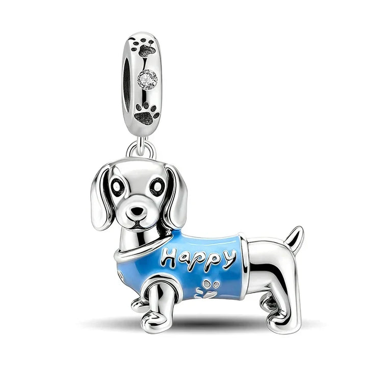 Collar con colgante de perro
