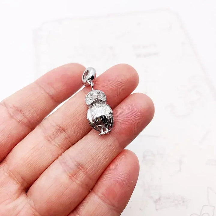 Colgante de plata búho