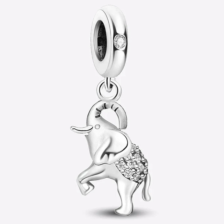 Colgante de plata elefante