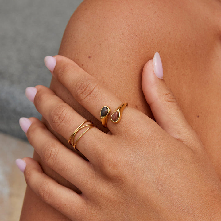 Anillo œil-de-tigre