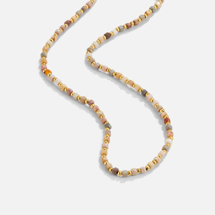 Collar de perlas de piedra Alashan