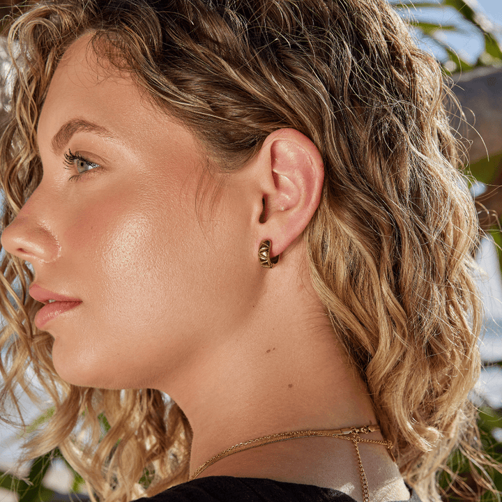 Pendientes de aro gruesos Allison