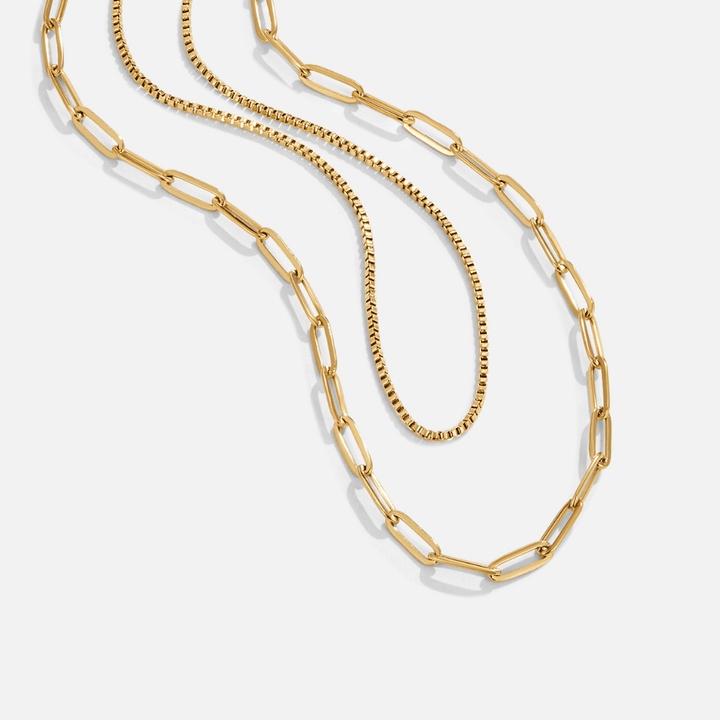 Collar dorado multicapa Amanda