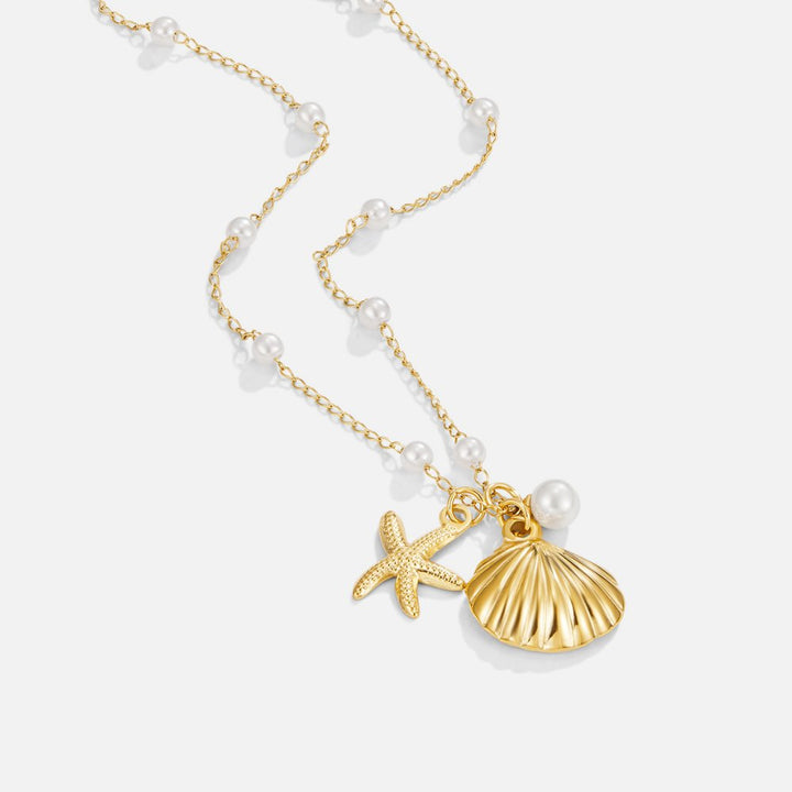 Collar Aria con charm de concha