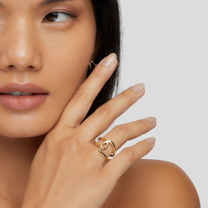 Anillo Astrid dorado
