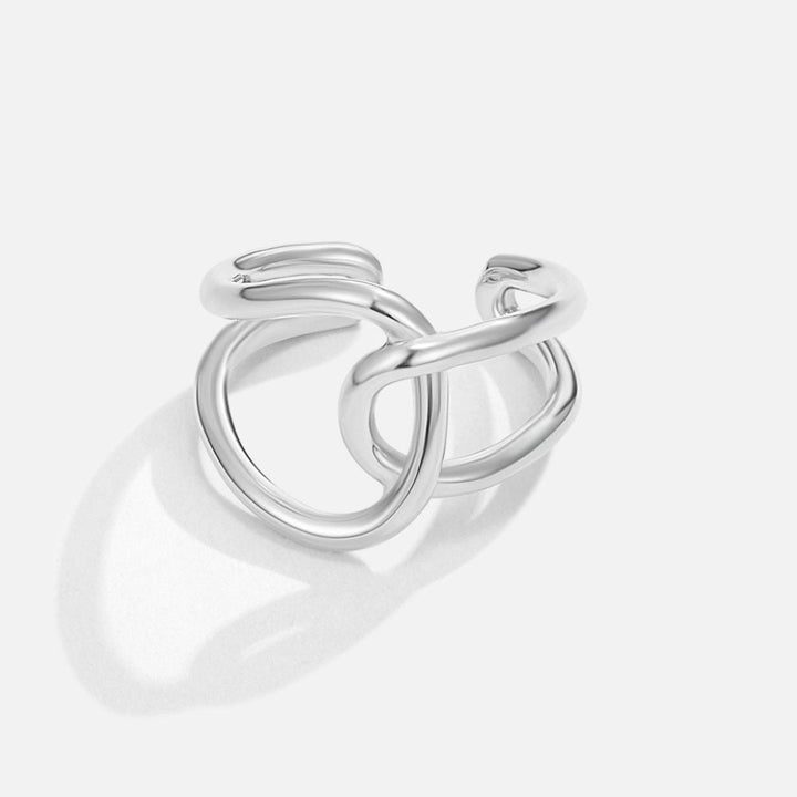 Anillo Astrid plateado