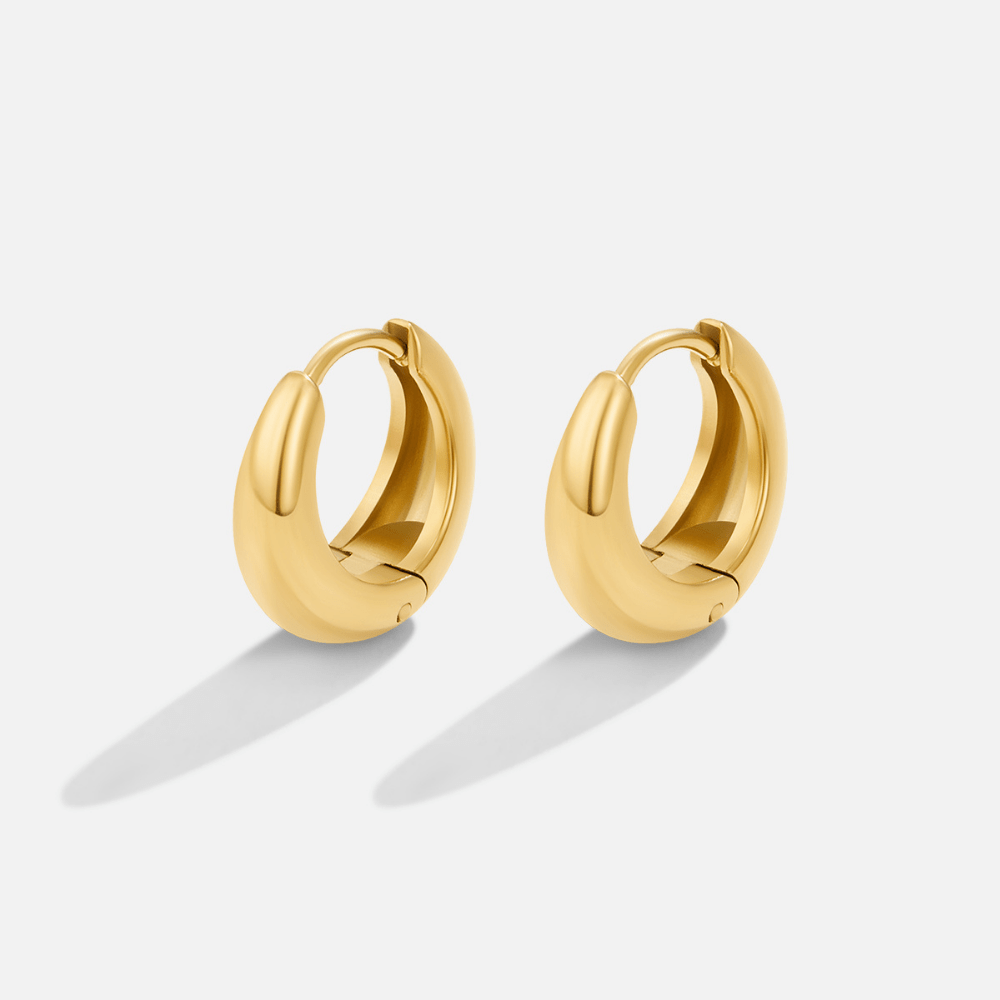 Pendientes de aro dorados Audrey