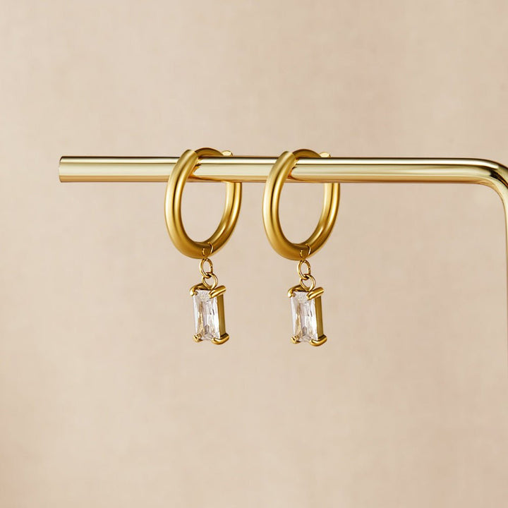 Pendientes Avery de cristal