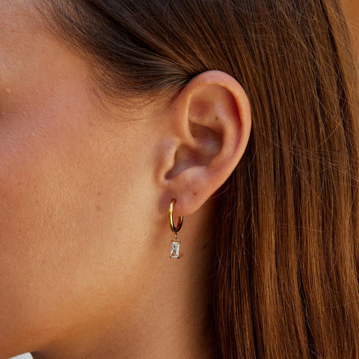 Pendientes Avery de cristal