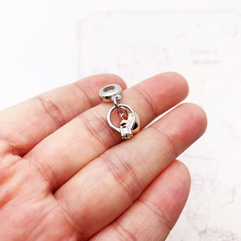Colgante anillo de boda