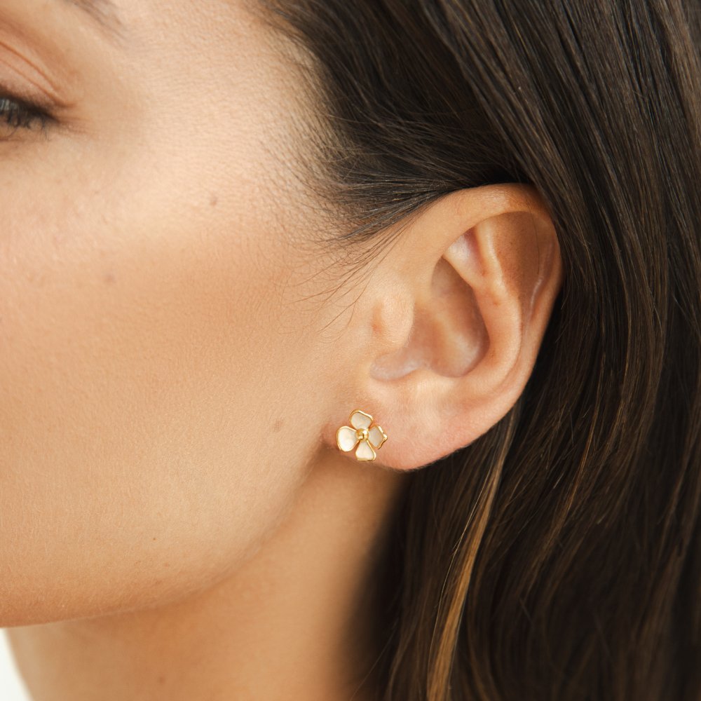 Pendientes florales