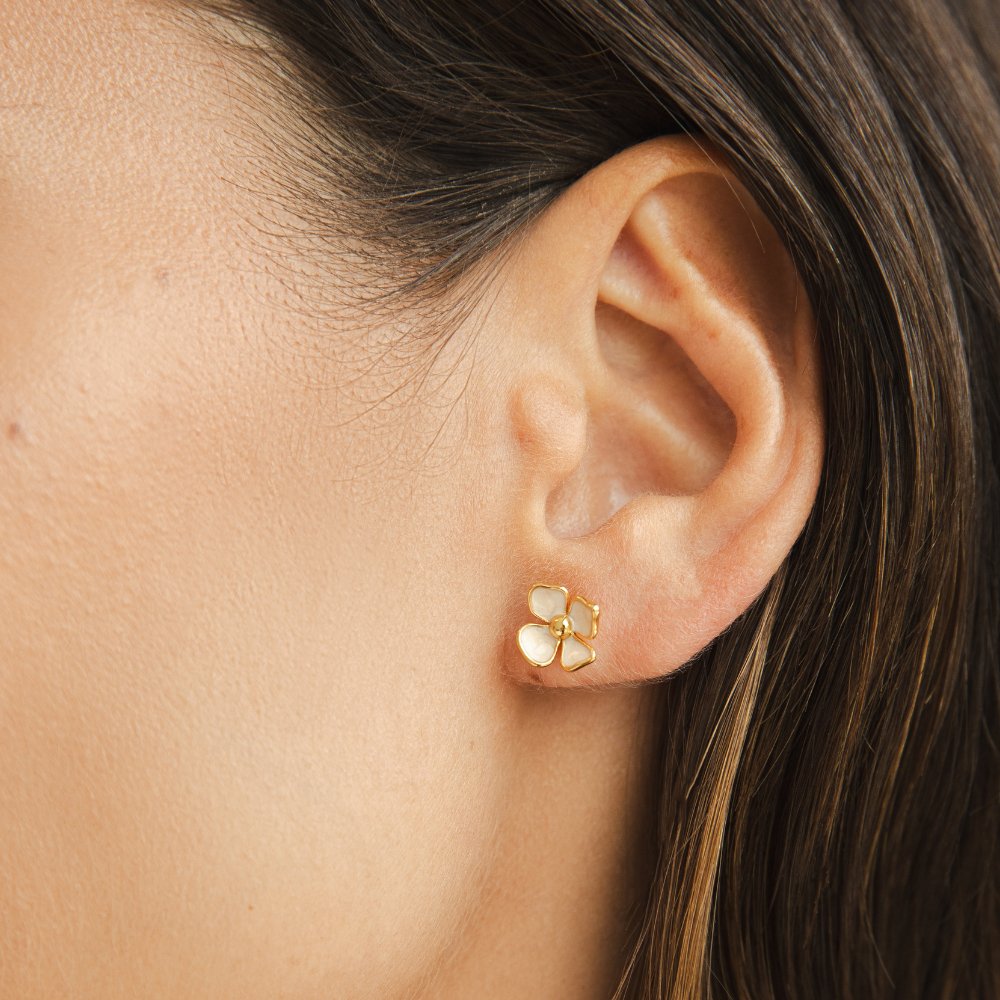 Pendientes florales