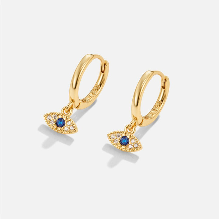 Pendientes azules Ojo protector